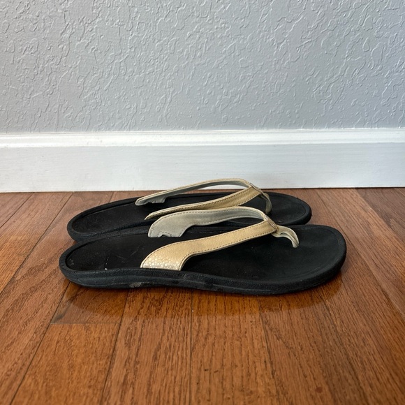 Olukai Ohana Thong Sandals Flip Flops Women’s Size 10 Tan - Picture 5 of 10